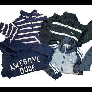 2T hoodie/ zip-ups; EUC; Adidas, Puma, Children’s Place